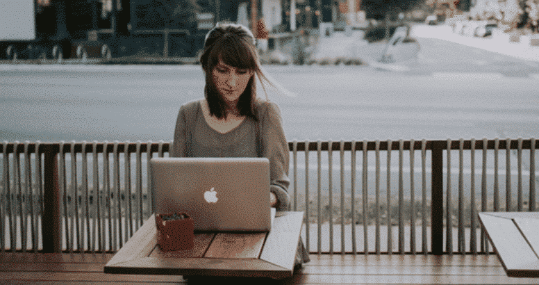 Person working